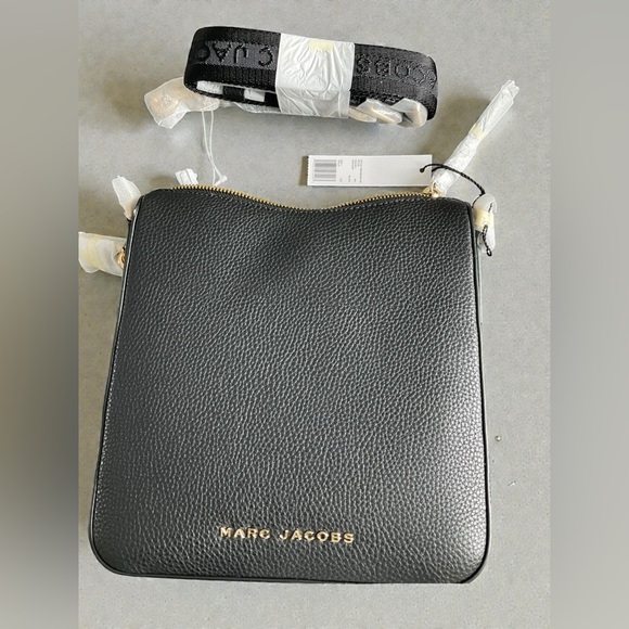 Marc Jacobs Black Crossbody Bag Black Gold Hardware NWT $295